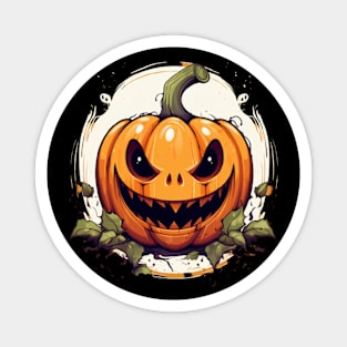 Mean Jack-o'-lantern Magnet